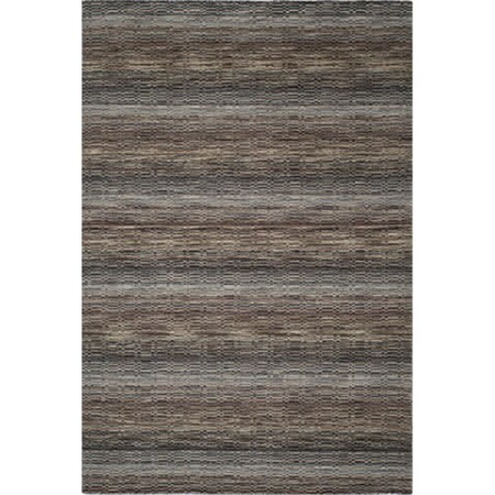 Safavieh 5 ft. x 8 ft. Medium Rectangle- Contemporary Himalaya Beige And Multi Hand Loomed Rug HIM704A-5